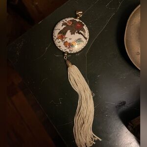 Vintage Enamel Pendant